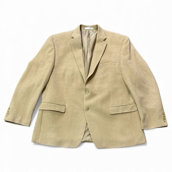 Lauren Ralph Lauren Other - Vintage Lauren Ralph Lauren 100% Camel Hair Men's Tan Blazer Sports Coat 46R